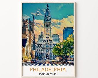 Philadelphia Kunst, Philadelphia Druck, Pennsylvania Druck, Philadelphia Poster, Pennsylvania Kunst, Philadelphia Geschenk, Pennsylvania, Reisekunst