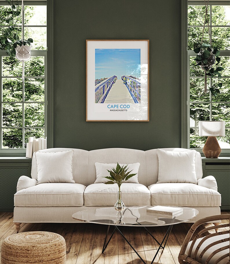 Cape Cod Print Cape Cod Wall Art Cape Cod Art Massachusetts Etsy