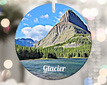 Glacier National Park Ornament, National Park Ornament, National Park Christmas, Tree Ornaments, Christmas Ornament, Travel Ornament, Travel