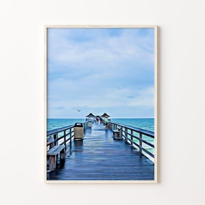 Naples Florida, Florida Art, Florida Print, Naples Print, Naples Art, Naples Wall Art, Naples Gift, Naples Souvenir, Florida Wall Art