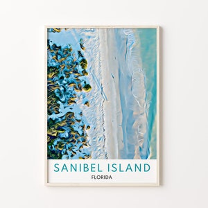 Sanibel Island Kunst, Sanibel Island Geschenk, Sanibel Island Wandkunst, Sanibel Island Druck, Sanibel Island, Florida, Florida Kunst, Florida Druck