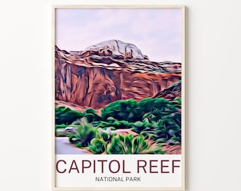 Capitol Reef Nationalpark Druck, Capitol Reef Nationalpark Kunst, Capitol Reef Nationalpark Wandkunst, Capitol Reef Nationalpark Kunstdruck