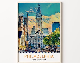 Philadelphia Druck, Philadelphia Wandkunst, Philadelphia Kunst, Philadelphia Poster, Philadelphia Kunstdruck, Philadelphia Dekor, Pennsylvania