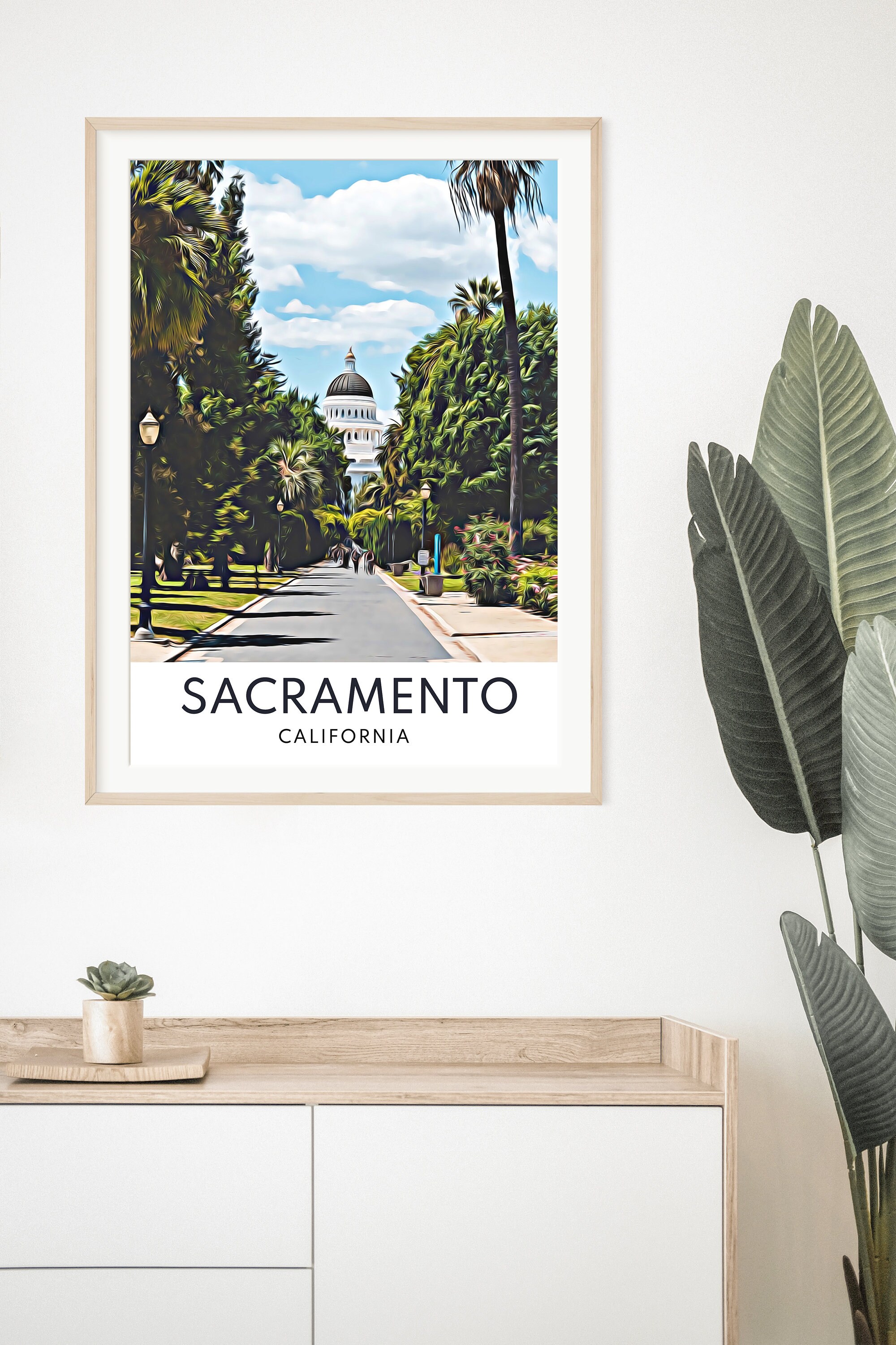 Sacramento Print Sacramento Wall Art Sacramento Art Print Etsy