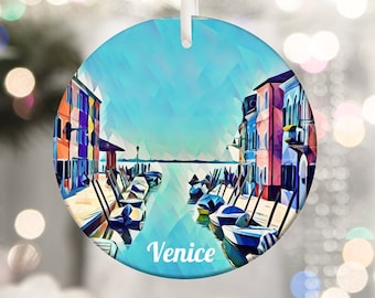 Venice Ornament, Christmas Ornament, Italy Ornament, Venice Christmas, Christmas Gift, Travel Ornament, Split, Housewarming Gift, Travel