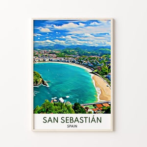 San Sebastián Print, Spain Print, Spain Art, San Sebastián Art Print, Spain Wall Art, San Sebastián Wall Art, San Sebastián, Spain, Travel