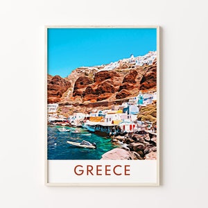 Greece Print, Greece Art, Greece Art Print, Greece Wall Art, Greece Poster, Greece Decor, Greece Wall Decor, Greece Travel, Greece, Travel