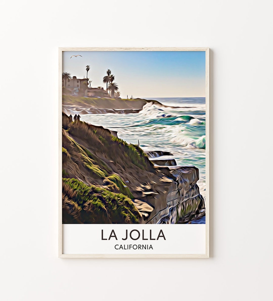 La Jolla Print, La Jolla Poster, La Jolla Wall Art, La Jolla Travel