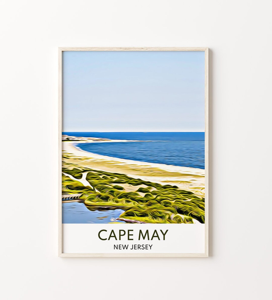 Cape May Print, Cape May Wall Art, Cape May Art, New Jersey Print, New