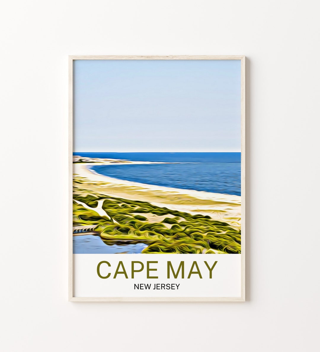 Cape May, Cape May Print, Cape May Wall Art, Cape May Poster, Cape May
