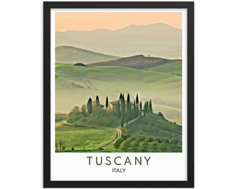postcard A6 Tuscany