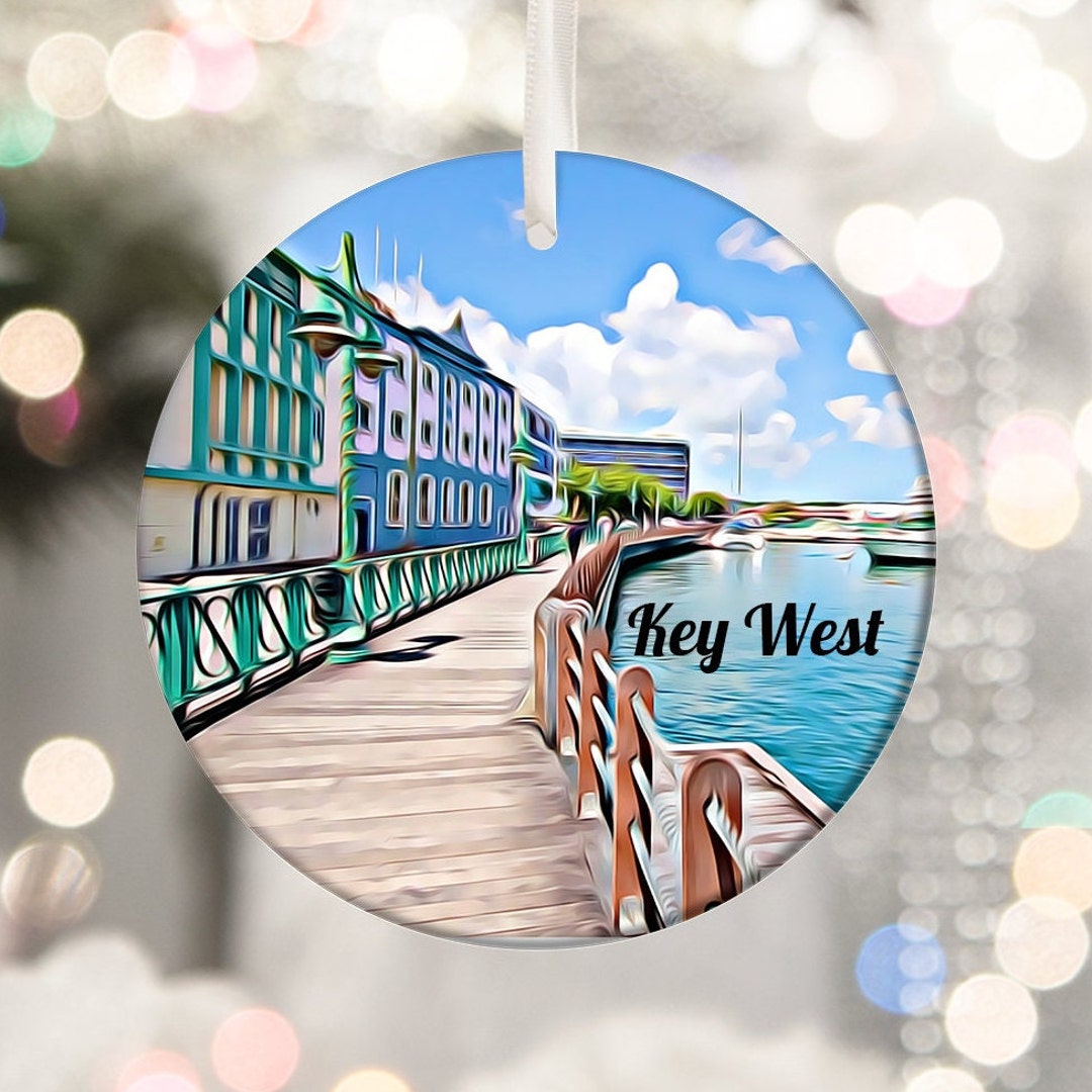 Key West Ornament, Tree Ornaments, Florida Christmas, Christmas