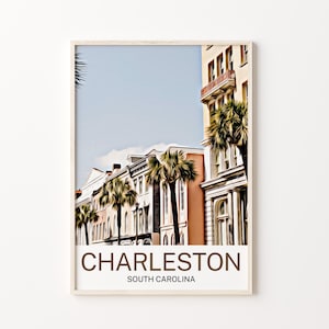 Charleston, Charleston Print, Charleston Art, South Carolina Art, Charleston Artwork, Charleston Gift, Charleston, South Carolina, Reizen