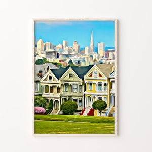 San Francisco Art, San Francisco Gift, San Francisco Souvenir, San Francisco Print, San Francisco Wall Art, San Francisco Poster, Travel Art