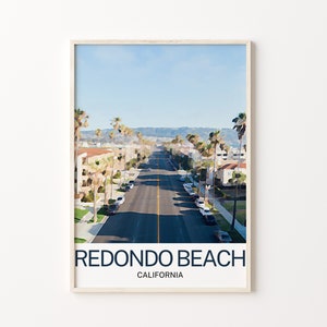Redondo Beach Print, Redondo Beach Kunst, Redondo Beach Wandkunst, Redondo Beach Kunstdruck, Redondo Beach Kunstwerk, Redondo Beach Poster,