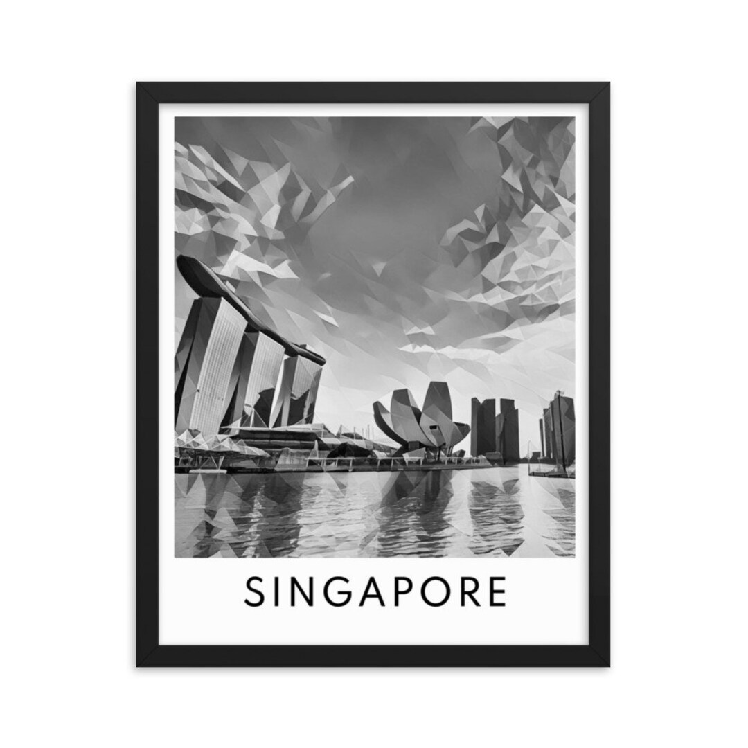 Singapore Art Singapore Print Singapore Gift Singapore Wall Etsy
