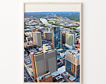 Nashville Art, Nashville Skyline, Nashville Wall Art, Tennessee, Tennessee Print, Nashville Wall Art, Tennessee Poster, Nashville Poster