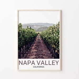 Napa Valley Print, Napa Valley Art, Napa Valley Wall Art, Napa Valley Art Print, Napa Valley Artwork, Napa Valley Poster, Napa Valley Decor