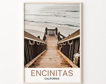 Encinitas, Encinitas Print, Encinitas Wall Art, Encinitas Poster, Encinitas Wall Decor, Encinitas Souvenir, Encinitas Poster, Encinitas Gift