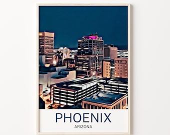 Phoenix Print, Phoenix Art, Phoenix Wall Art, Phoenix Art Print, Phoenix Artwork, Phoenix Poster, Phoenix Decor, Phoenix, Travel