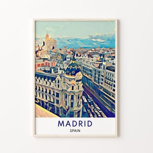 Madrid City Prints, Madrid City Art Prints, Madrid Travel Prints, Madrid Travel Prints Wall Art, Madrid Prints, Spain, España, Madrid Print