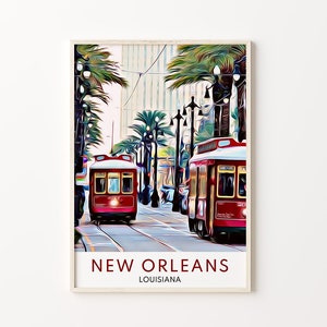 New Orleans Print, New Orleans Art, New Orleans Wall Decor, Louisiana Print, Louisiana Wall Art, New Orleans Art Print, Louisiana, Travel