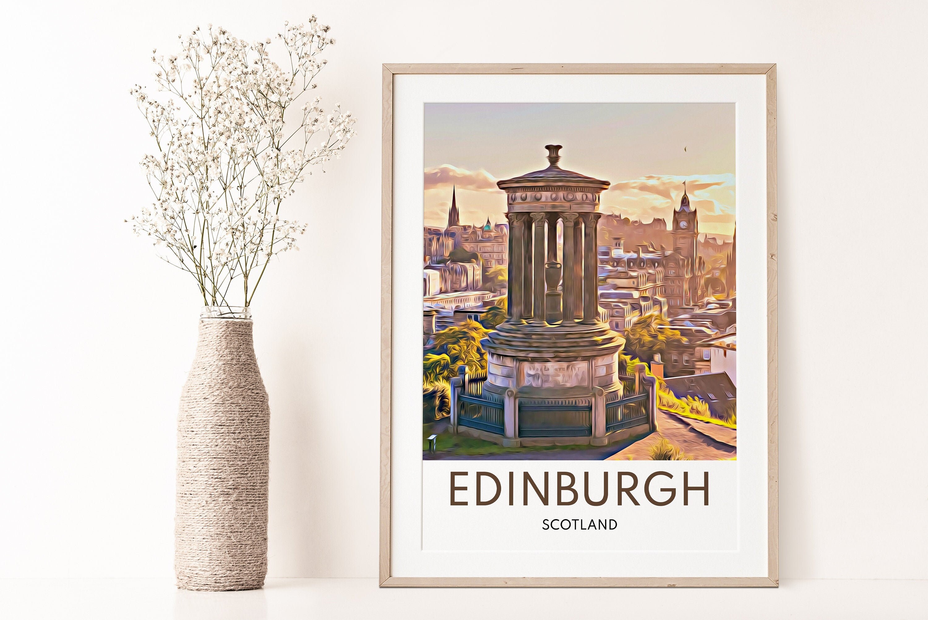 Edinburgh Travel Print Edinburgh Art Print Edinburgh Print Etsy