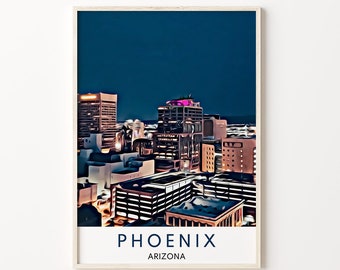 Phoenix Art, Phoenix Gifts, Arizona Print, Phoenix Print, Arizona Art, Phoenix Wall Art, Arizona Poster, Phoenix Poster, Phoenix, Arizona