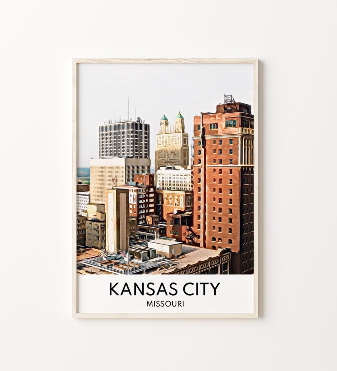 Kansas City Print, Kansas City Art, Kansas City Wall Art, Missouri ...