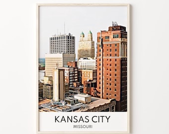 Kansas City Print, Kansas City Art, Kansas City Wall Art, Missouri Print, Missouri Art, Kansas City Poster, Kansas City, Missouri, Travel
