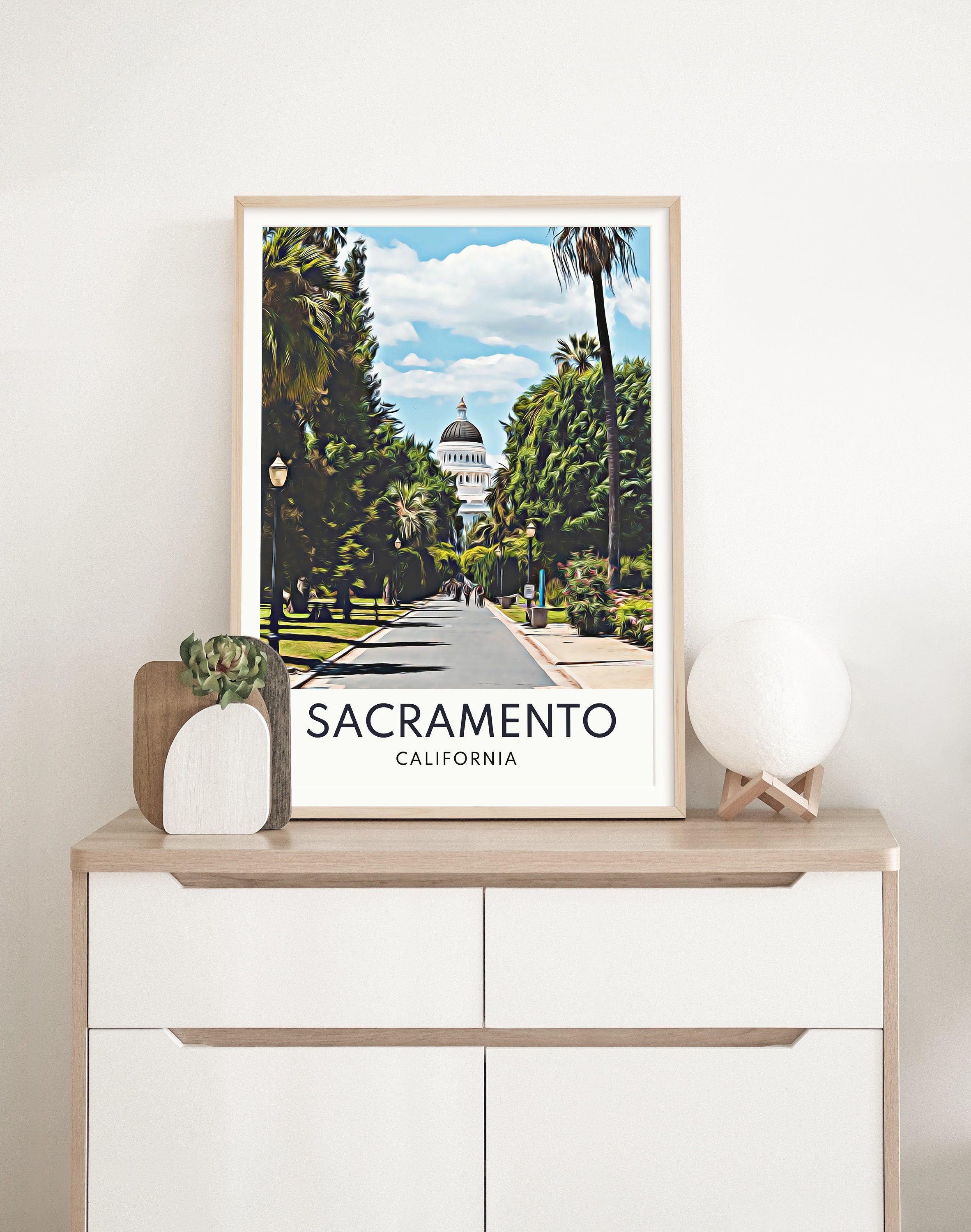 Sacramento Print Sacramento Wall Art Sacramento Art Print Etsy
