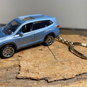 2019 Subaru Forester Matchbox keychain, Subaru Forester Accessories, Forester Gifts, Subaru Key Chain, Forester Bag Charm, Father&#39;s Day Gift