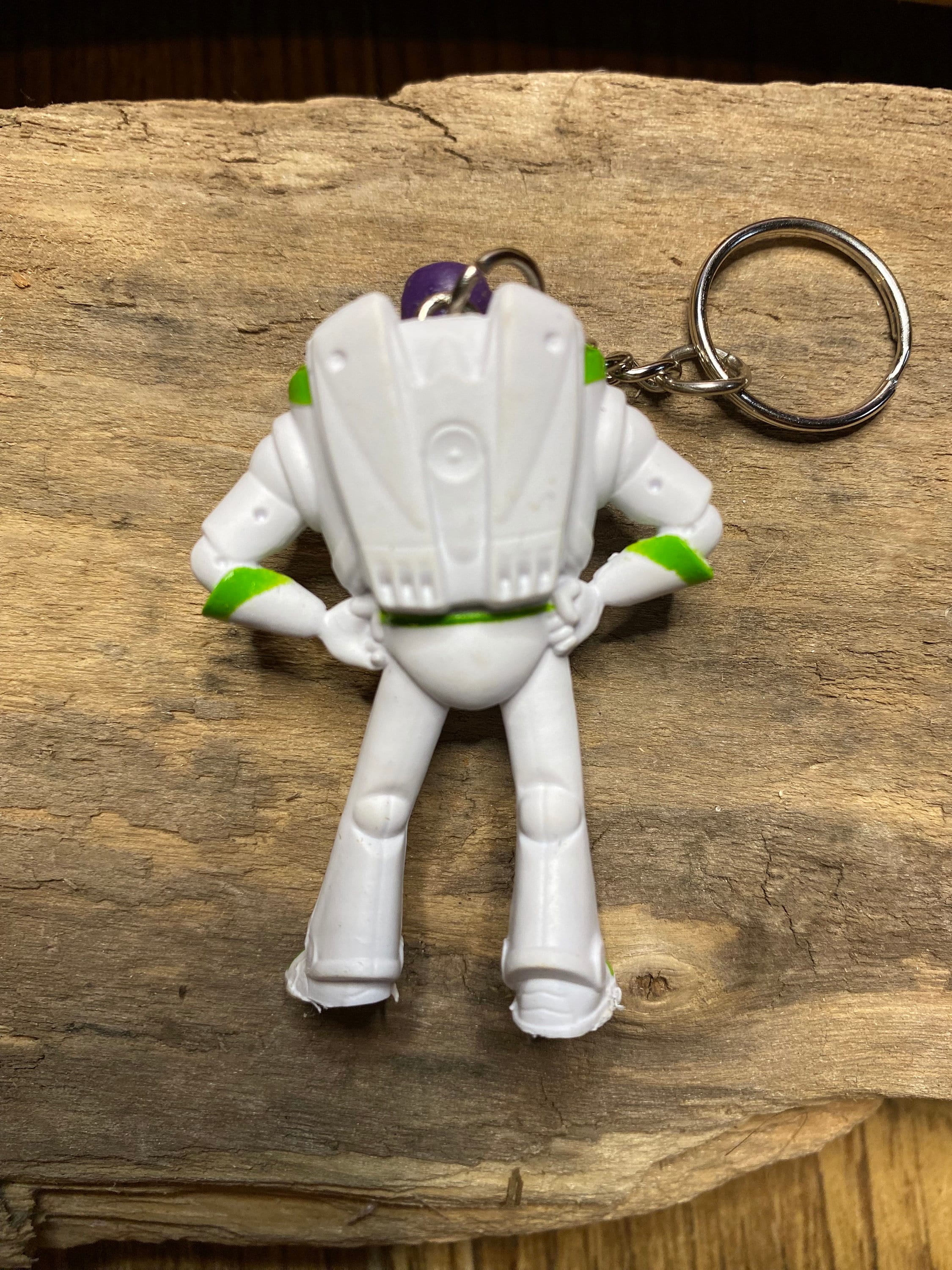 Buzz Key Chain Handmade Up-cycled Toy Story Keychain, YOUR CHOICE Buzz Lightyear or ...
