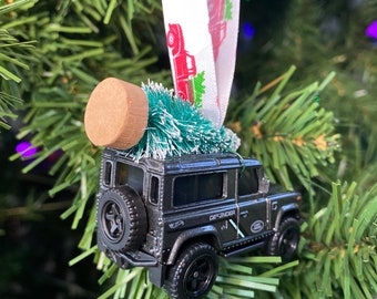 Oxford Diecast 1:76 Range Rover Classico P38A - Ornamento Di Natale Rosso Rioja