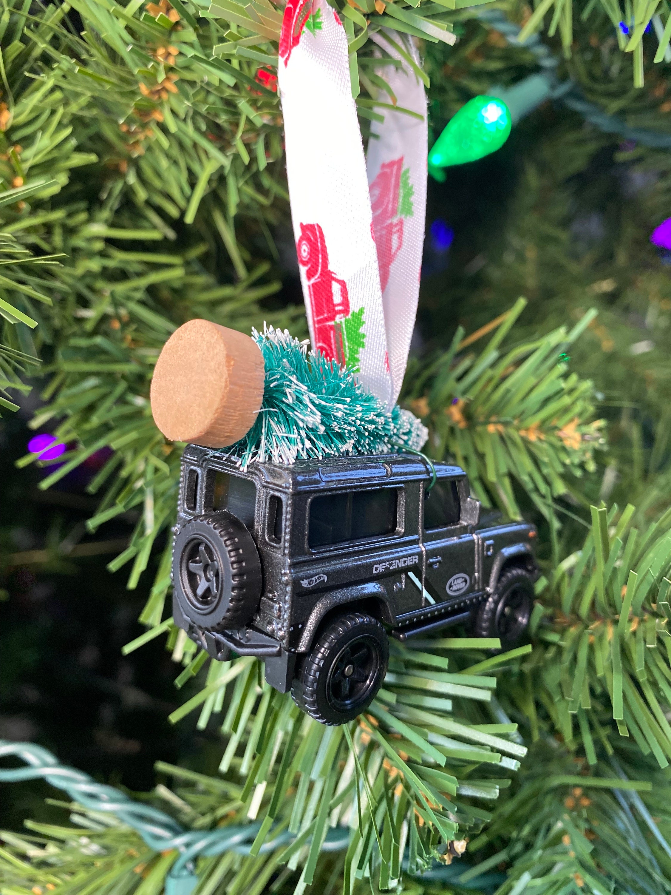 Custom Land Rover Defender 90 Christmas Tree Ornament Made From Hot ...