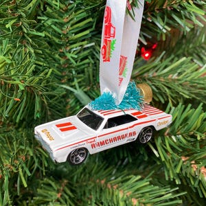 Dodge Dart Hot Wheels Christmas Tree ornament, 1968 Dodge Dart Accessories, Father&#39;s Day Gifts, Classic Muscle Car Gift, Gifts for Men, Dad