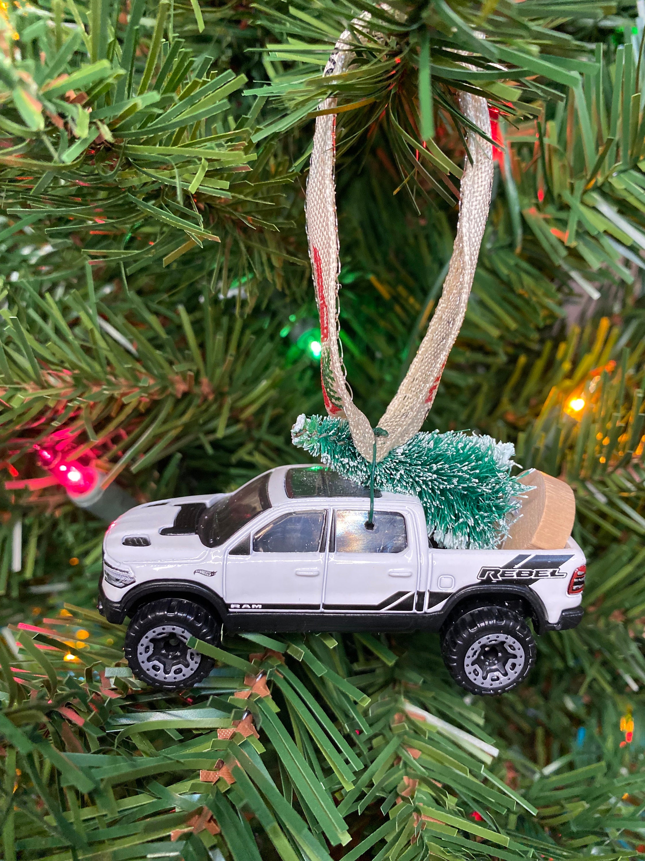 Dodge Ram 1500 Rebel Hot Wheels Christmas Tree Ornament, Dodge Truck ...