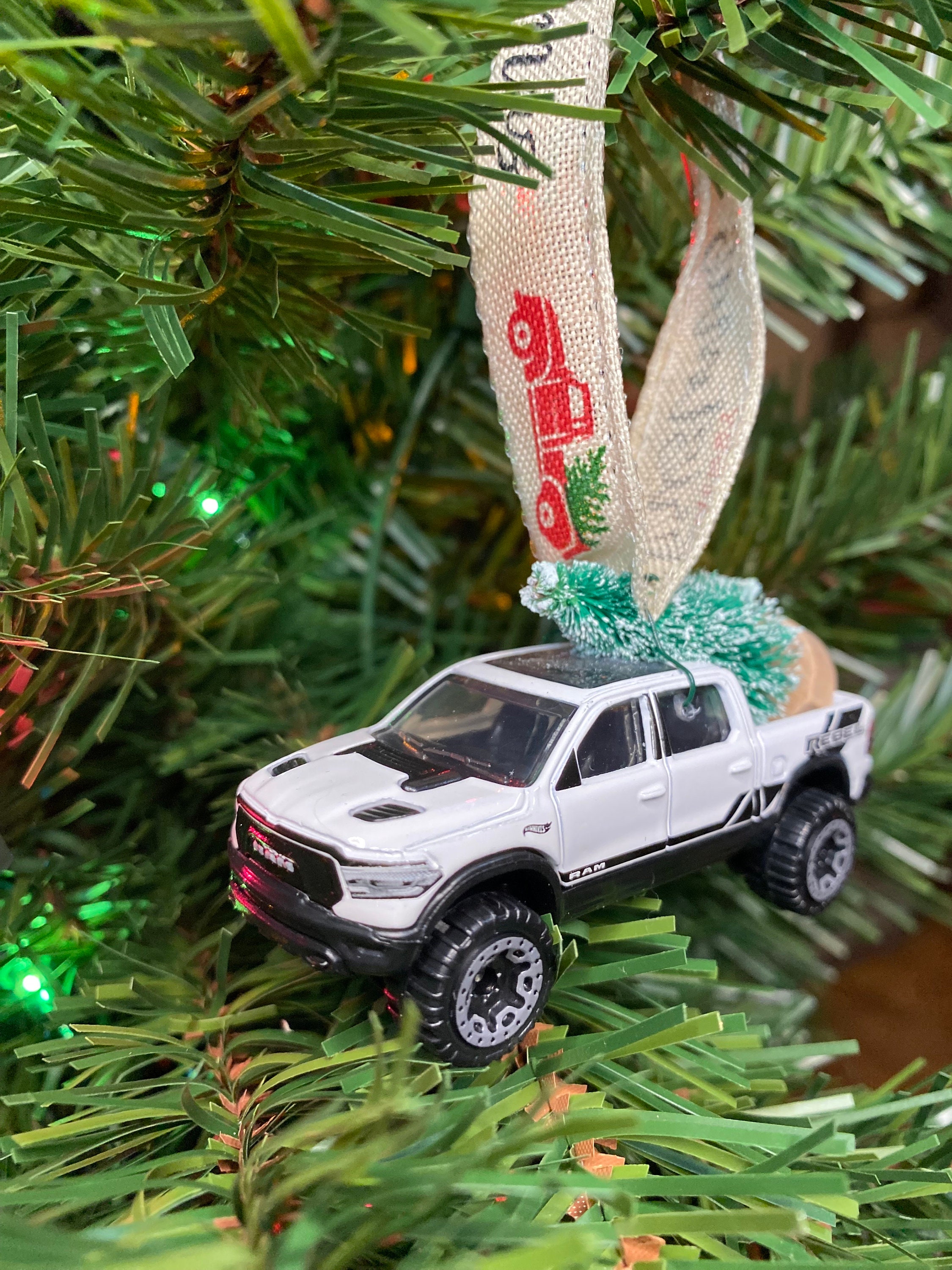 Dodge Ram 1500 Rebel Hot Wheels Christmas Tree Ornament, Dodge Truck ...