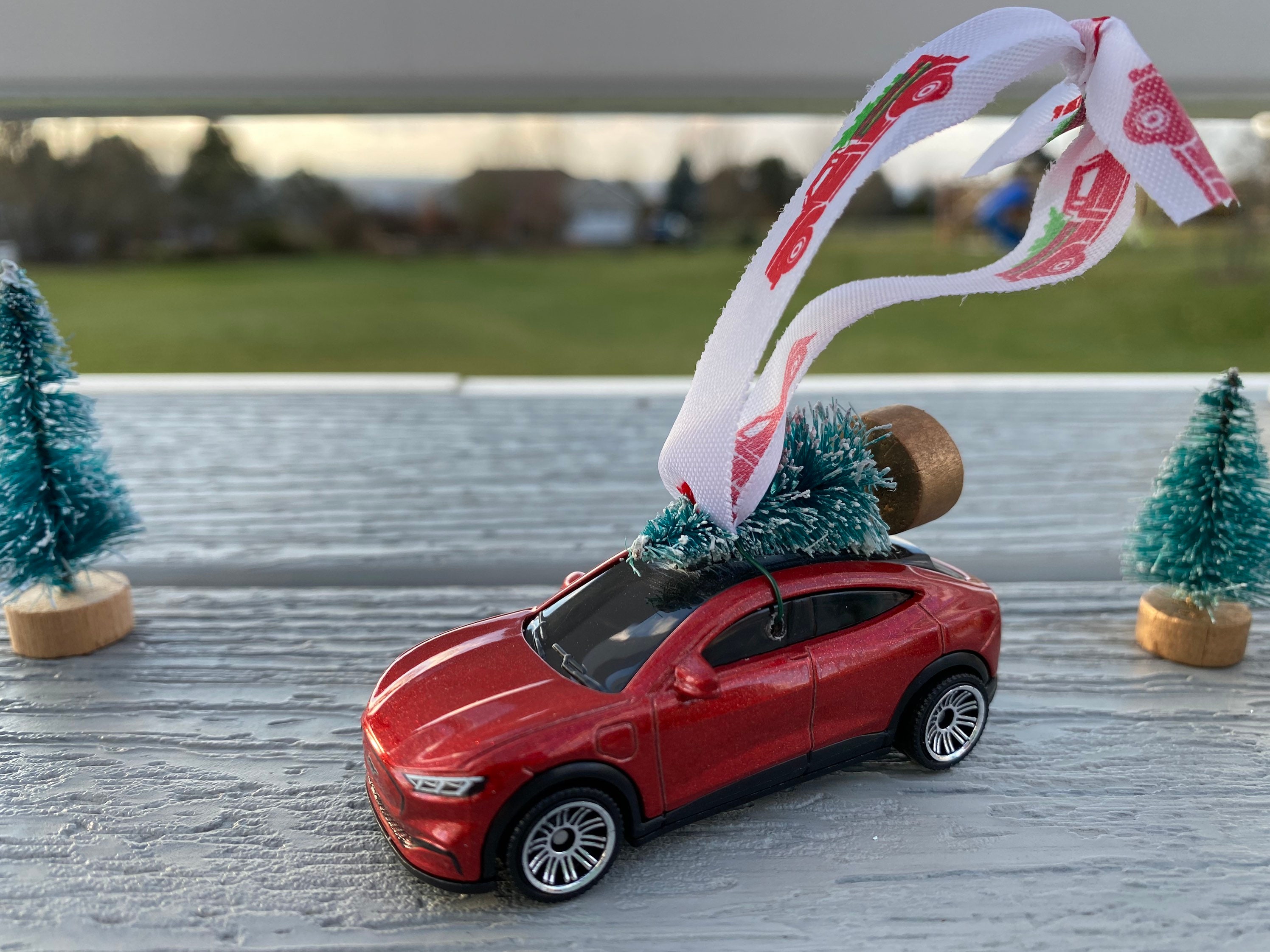 2021 Ford Mustang Mach-e Matchbox Car Christmas Tree Ornament, Father's ...
