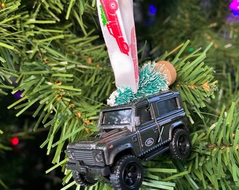 Adorno Albero Di Natale Land Rover Defender 90 – Diecast 1:32 Matchbox