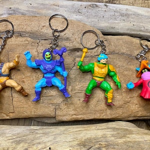 Masters of the Universe Keychain *Choose One* He-Man, Skeletor, Man at Arms, or Orko, MOTU, Key fob, Keyring, Bag tag, Stocking Stuffer