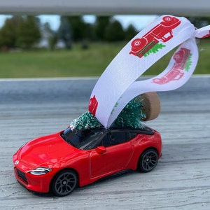 Car guy stocking stuffer, Nissan Z Hot Wheels Ornament – 2023 Red Hot Wheels Tree Decor | Sports Car Nissan Gift for Him, Z Car Accessory