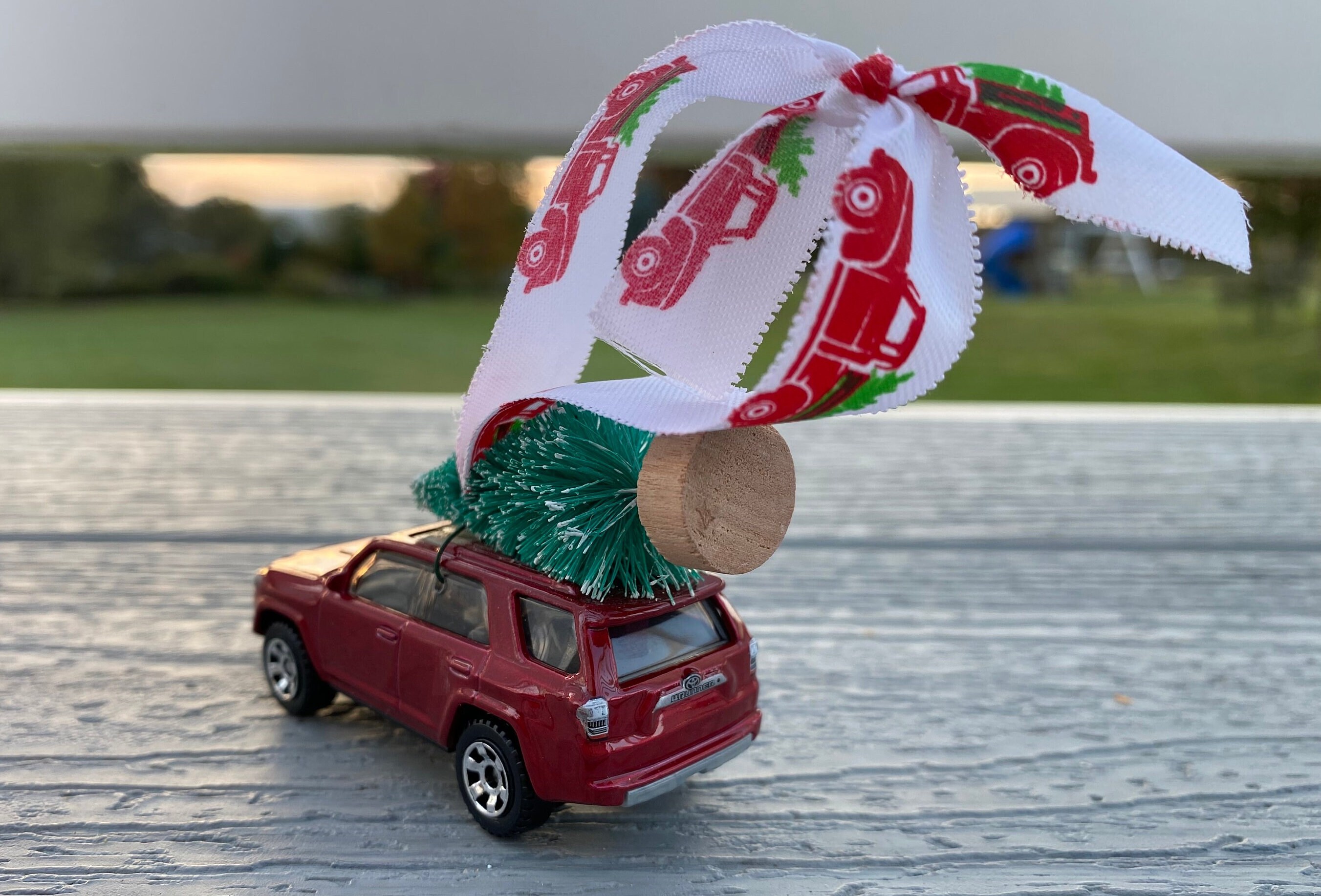 Custom Toyota 4runner Christmas Tree Ornament Made From Matchbox
