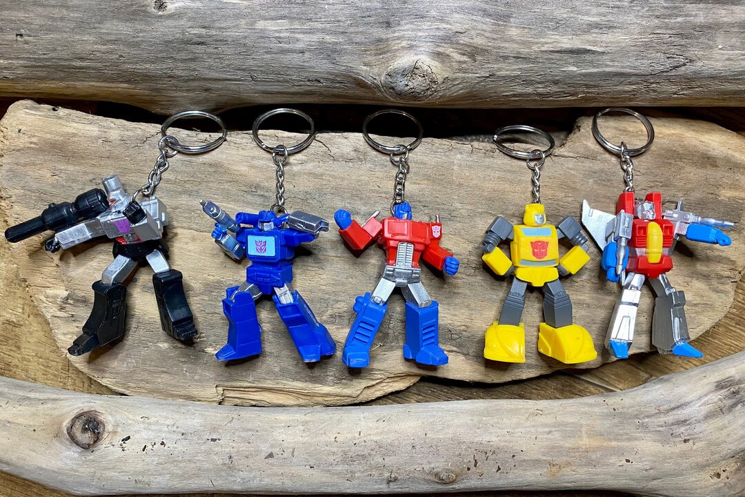 Transformers Keychain choose One Optimus Prime, Soundwave, Bumblebee