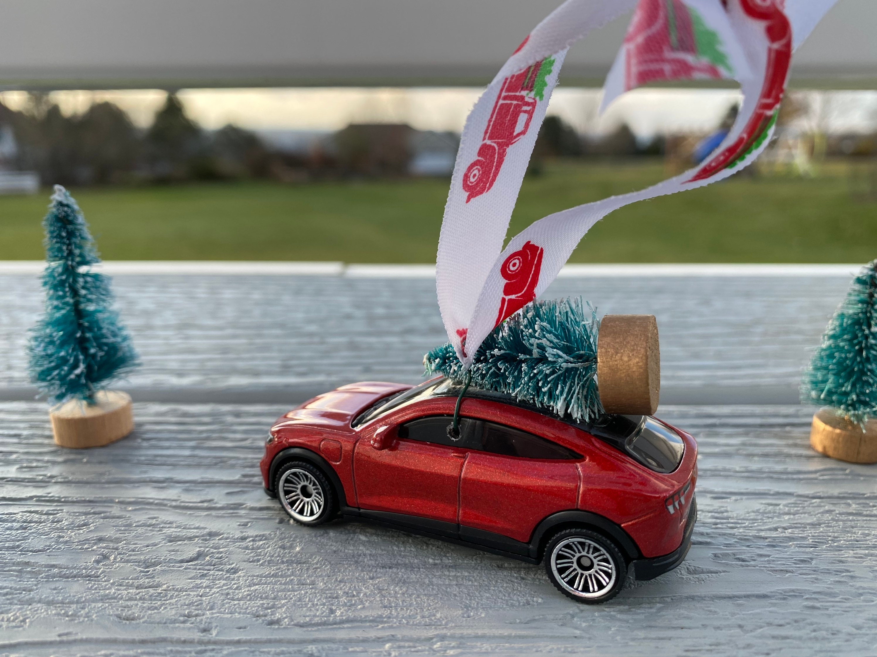 2021 Ford Mustang Mach-e Matchbox Car Christmas Tree Ornament, Father's ...