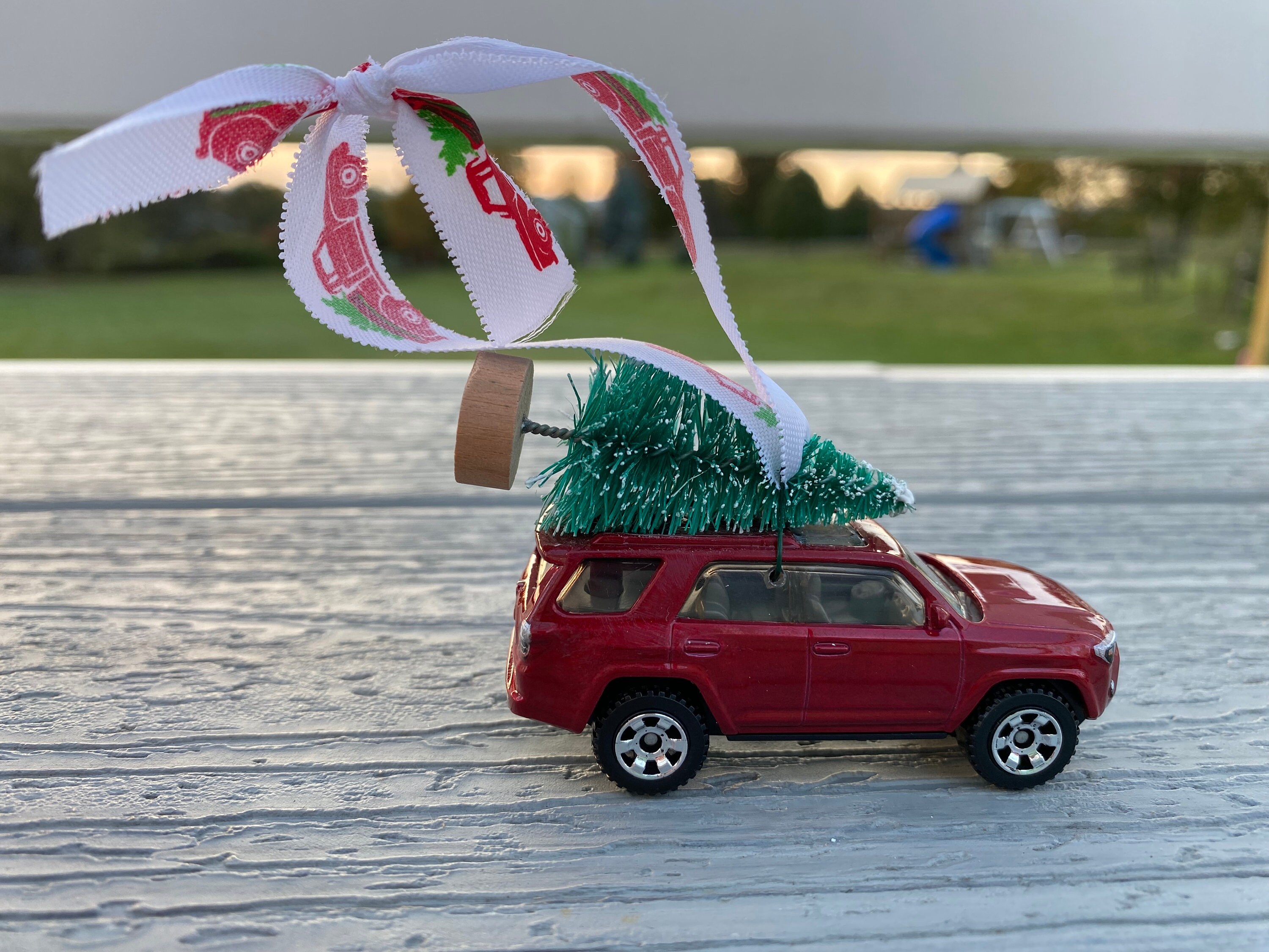 Custom Toyota 4runner Christmas Tree Ornament Made From Matchbox