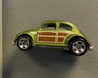 Classic Volkswagen Beetle Hot Wheels Magnet, Vintage VW gifts, Volkswagen Bug accessories, VW Beetle Gifts, Mother's Day Gifts, Father's Day