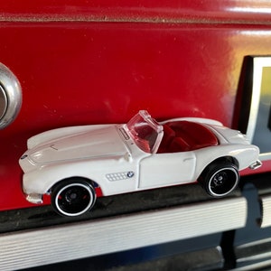 BMW 507 Hot Wheels die-cast magnet, BMW Accessory, Bmw roadster, BMW convertible, Bimmer gift, Father&#39;s Day Gift, Man Cave Decor, Luxury Car