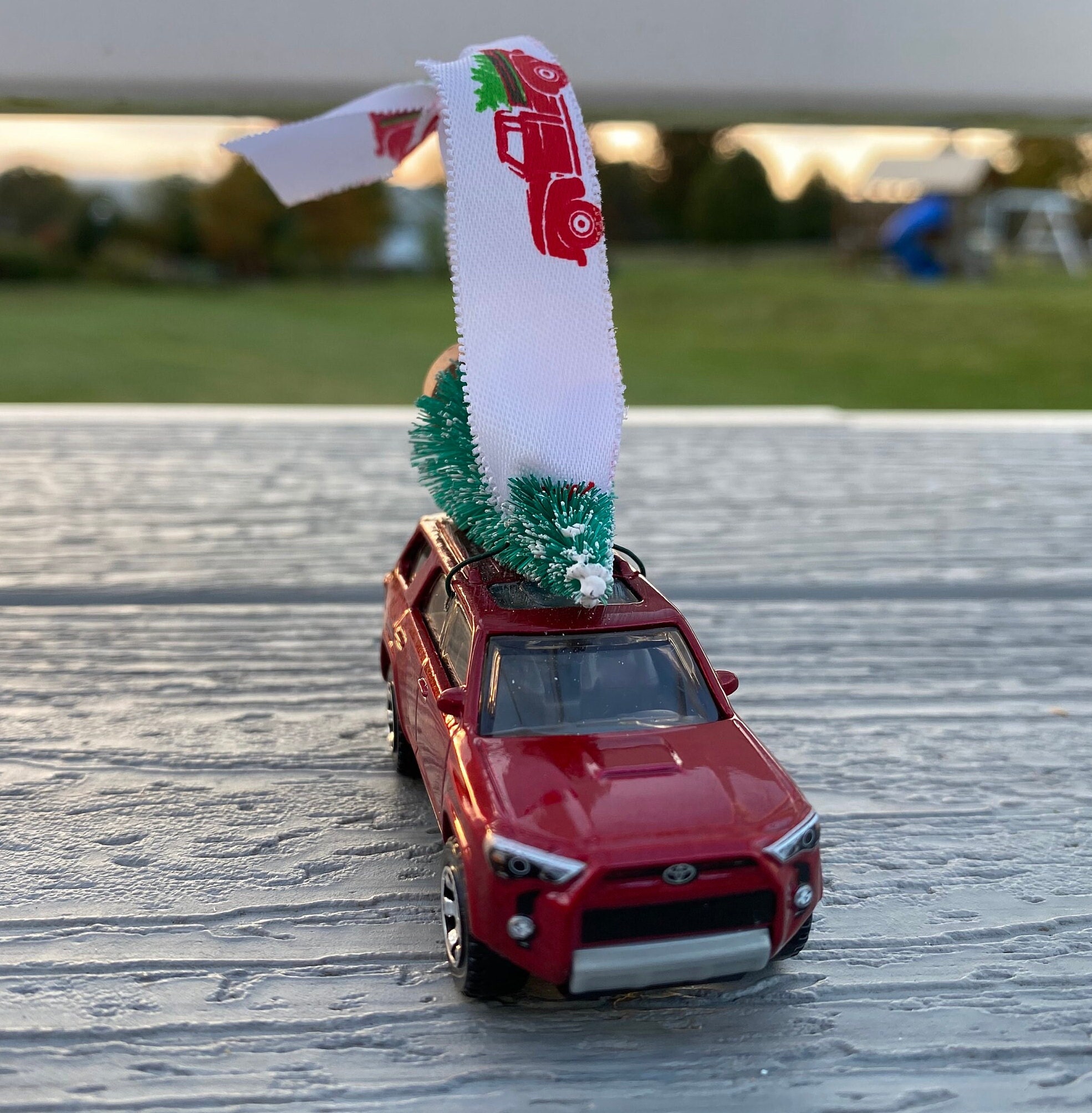 Custom Toyota 4runner Christmas Tree Ornament Made From Matchbox