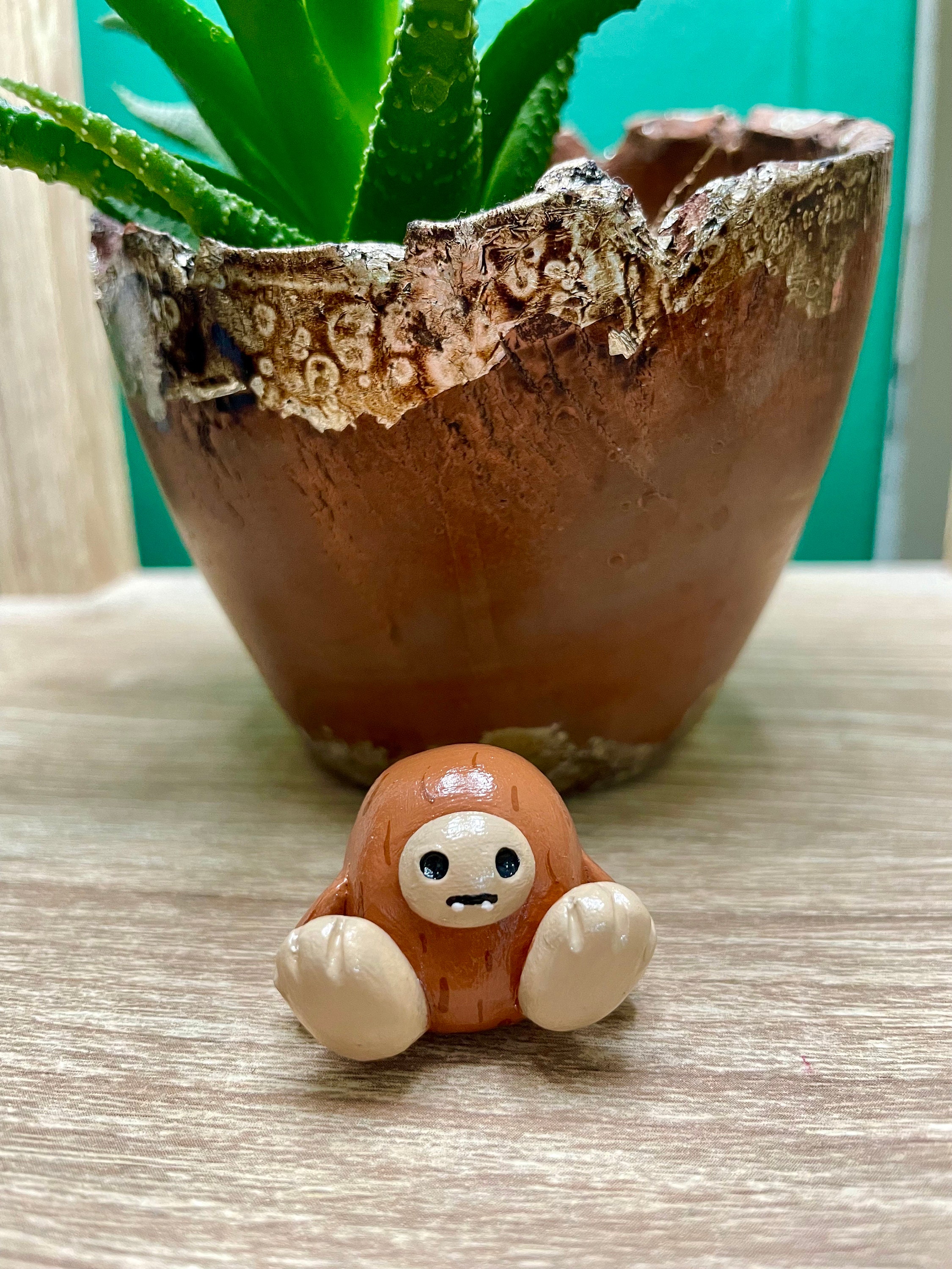 Little Bigfoot (clay Sasquatch Desk Buddy) - Etsy